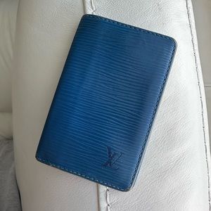 Authentic Louis Vuitton Epi card holder